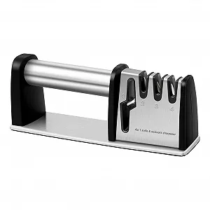 Точило для ножів Професійне 4 в 1 для кухонних ножів та ножиць - Фото 1