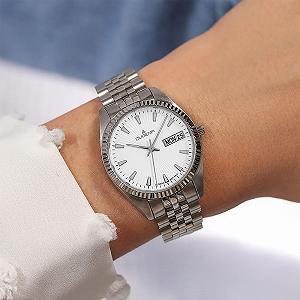 Женские Кварцевые Часы Dugena Venetia 4461122 Серебристый, Браслет synthetic.ua - Фото 1