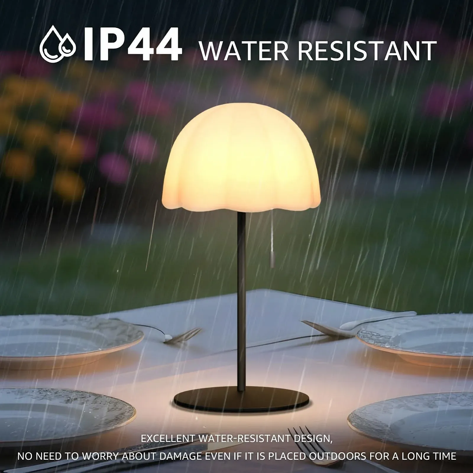 Настільна лампа FUYO Wireless LED акумуляторна димована 8 кольорів IP44, фото №3