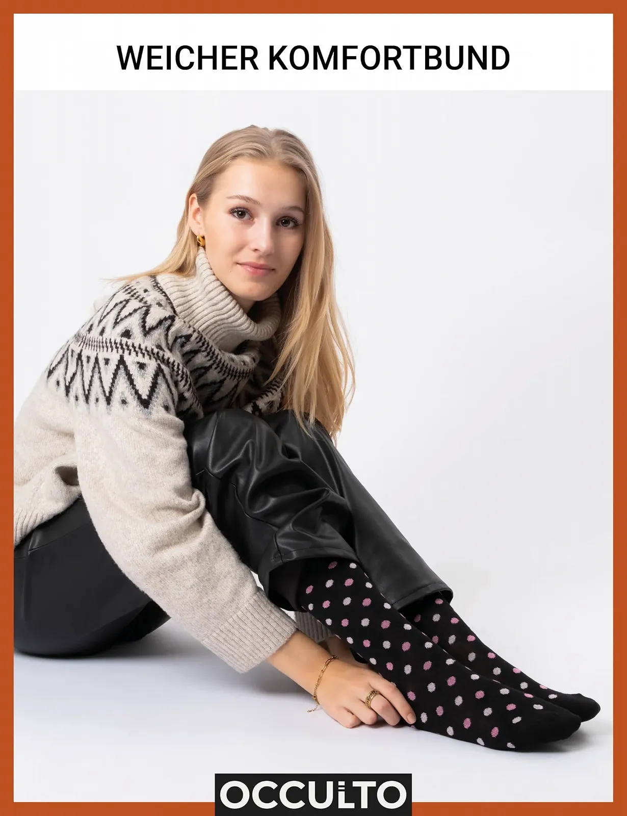 Шкарпетки Візерункові Occulto Жіночі Набір з 10 (Модель: Rita), фото №2