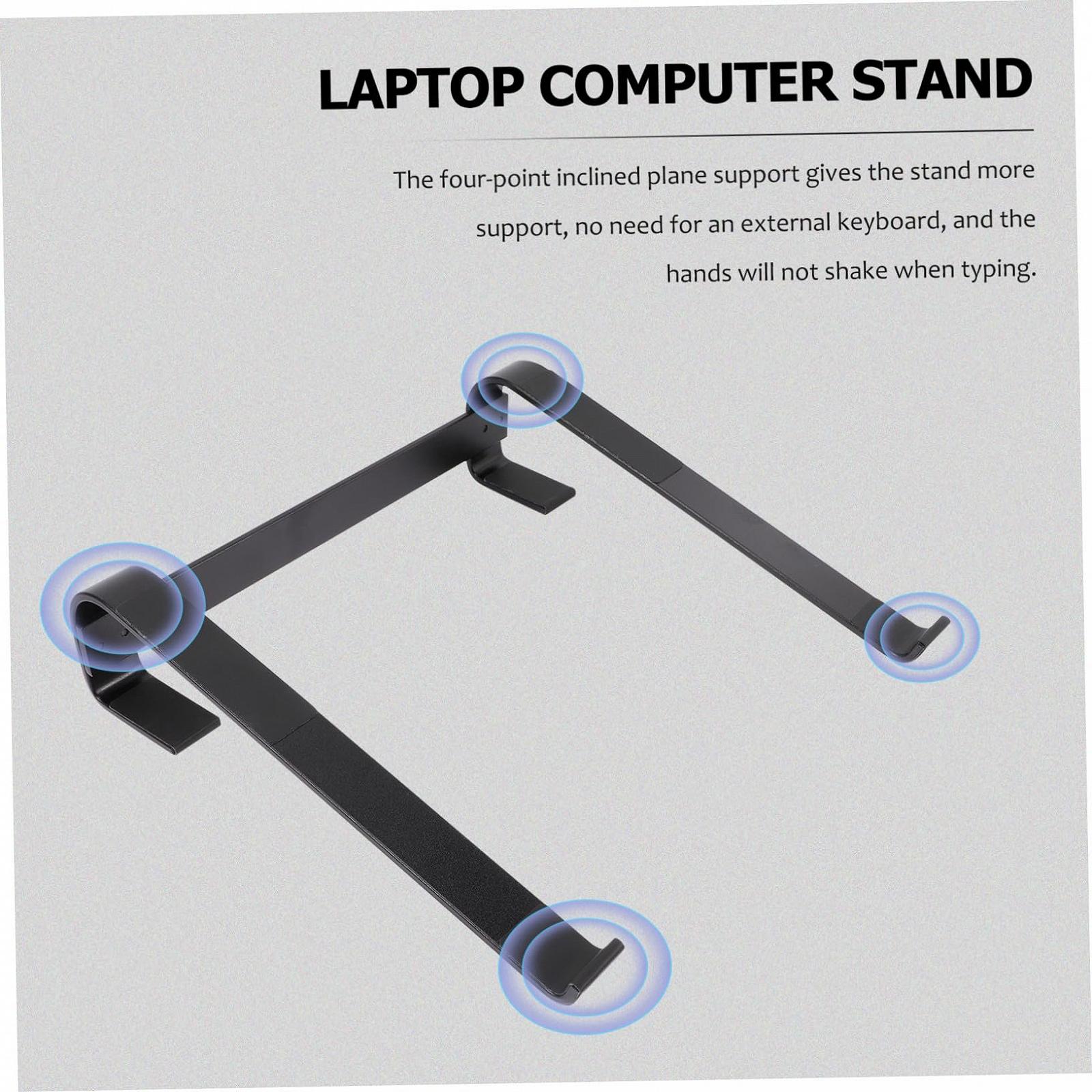 Підставка для ноутбука алюмінієва ергономічна зі стабільною вантажопідйомністю для ноутбуків з вентильованим дизайном міцна, фото №8 Підставка для ноутбука алюмінієва ергономічна зі стабільною вантажопідйомністю для ноутбуків з вентильованим дизайном міцна, фото №8