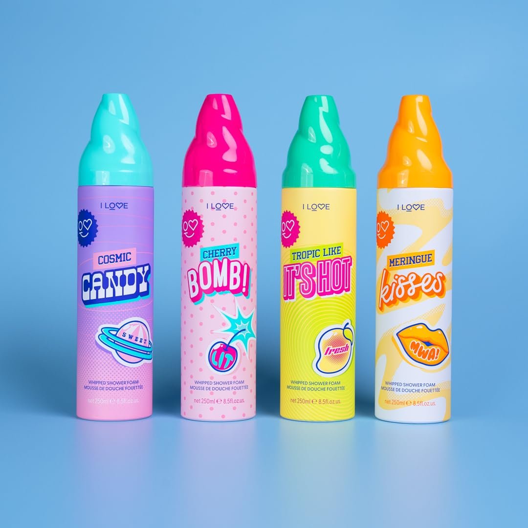 Піна для душу I LOVE Cosmic Candy з ароматом цукрової вати 250 мл, фото №8 Піна для душу I LOVE Cosmic Candy з ароматом цукрової вати 250 мл, фото №8