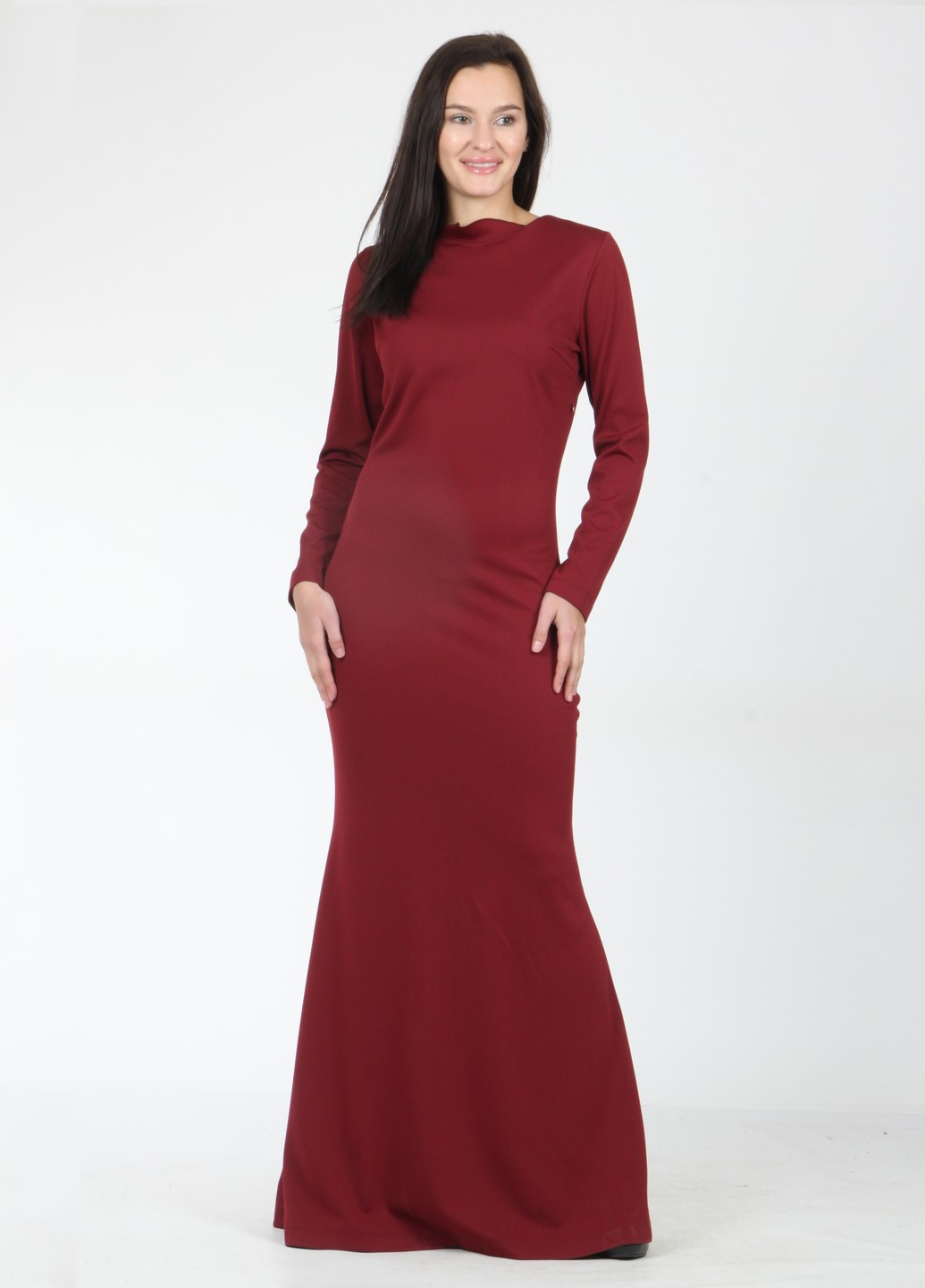 Платье Enna Levoni XL Бордовый (ND-3075-Bordo), фото №1