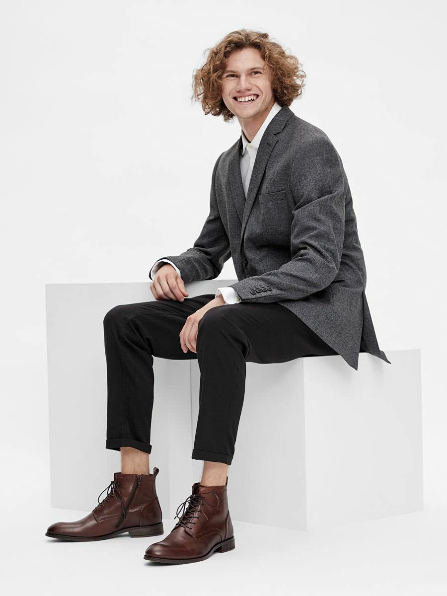 Чоловічі черевики BIANCO Biabyron Шкіряні на шнурівці, фото №6