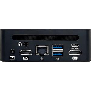 Міні-Пк GenMachine Ren 4000 / Ryzen 3 4300U / RAM 16GB / SSD 256GB / LAN / Wi-Fi / Bluetooth / Windows 11 / Чорний synthetic.ua - Фото 1
