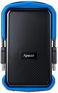 Зовнішній жорсткий диск Apacer 2ТБ 2.5" USB 3.1 чорний синій AP2TBAC631U-1 - Фото 1