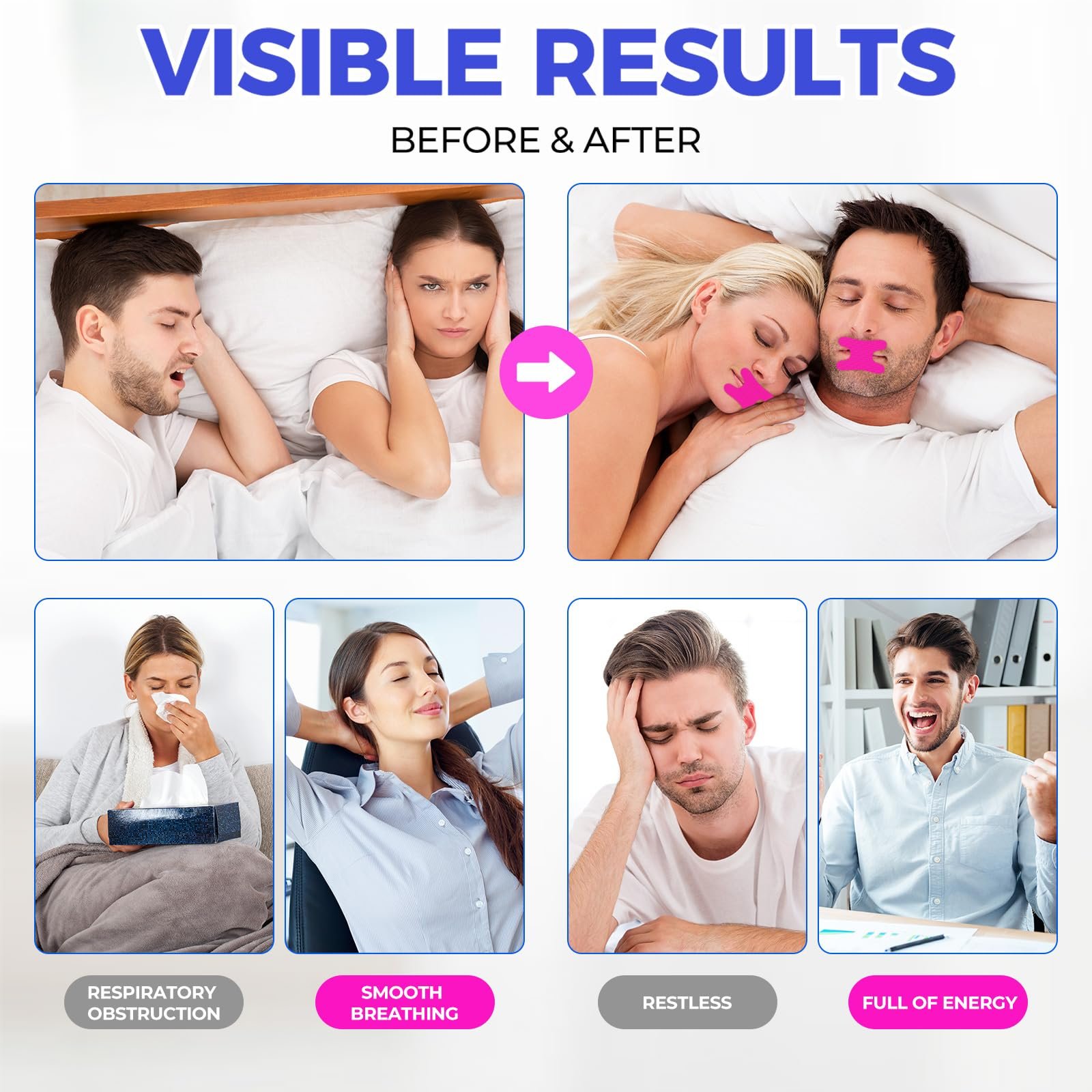 Полоски для рта эластичные Pickstar для сна против храпа, 50 штук, фото №7 Полоски для рта эластичные Pickstar для сна против храпа, 50 штук, фото №7