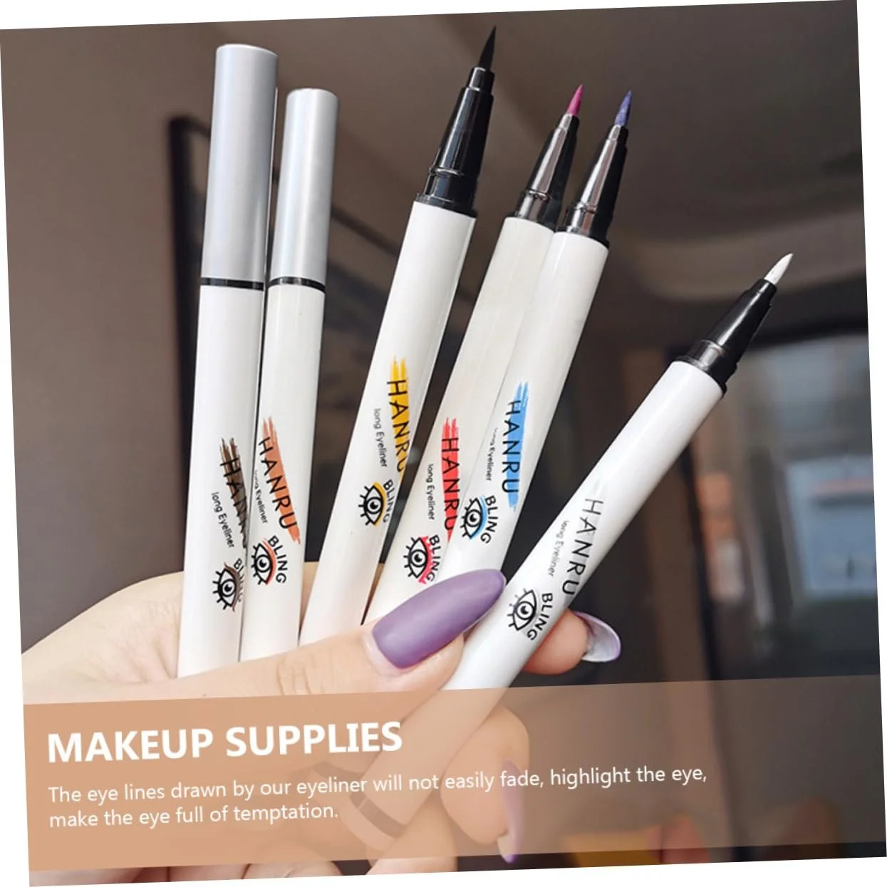 Набор подводок для глаз Beavorty, цветные, фото №4