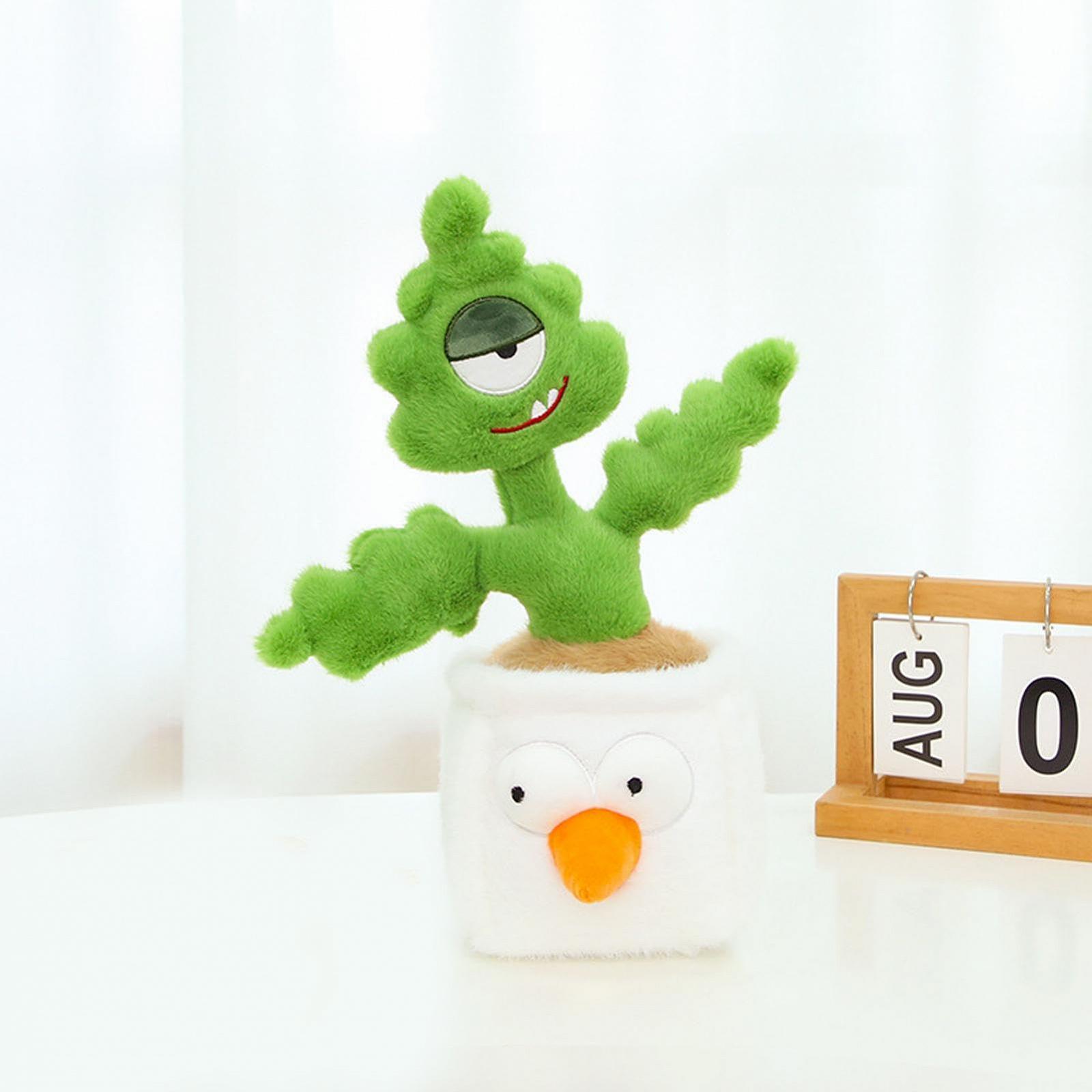 Игрушка плюшевая декоративная Topfpflanzen-Plüschтіере зеленая для детей, фото №2