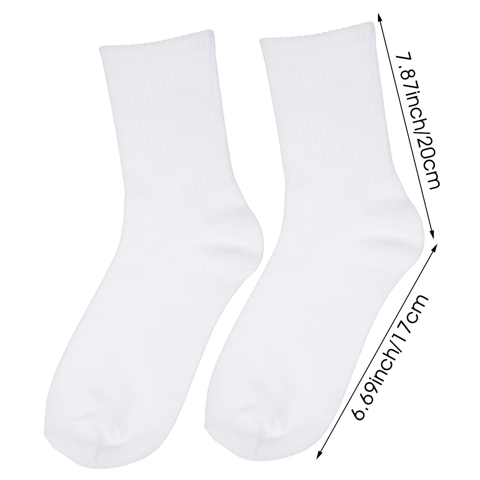 Шкарпетки Тенісні Жіночі Білі 3 пари, фото №2 Шкарпетки Тенісні Жіночі Білі 3 пари, фото №2