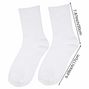 Шкарпетки Тенісні Жіночі Білі 3 пари synthetic.ua - Фото 1