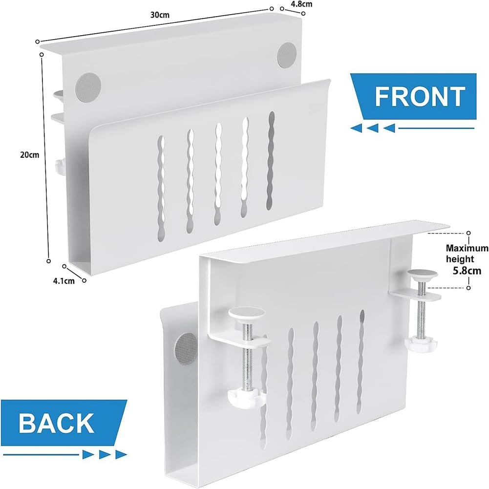 Подставка для ноутбука стальная к столу сбоку, нагрузка 3 кг, B, фото №7