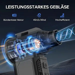 Електричний повітродувка  4-Speed 130,000 RPM Battery Turbo Jet synthetic.ua - Фото 1