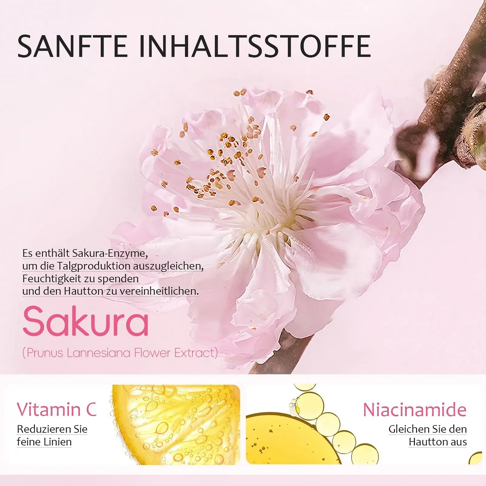 Крем для обличчя Sakura Essence EONFAVE Зволожувальний Проти зморщок Денний та нічний 50 мл, фото №4 Крем для обличчя Sakura Essence EONFAVE Зволожувальний Проти зморщок Денний та нічний 50 мл, фото №4