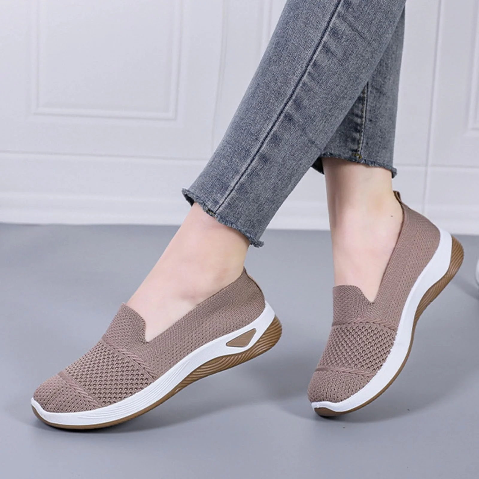 Кроссовки ортопедические Gyaimxfu женские без шнурков, фото №3 Кроссовки ортопедические Gyaimxfu женские без шнурков, фото №3