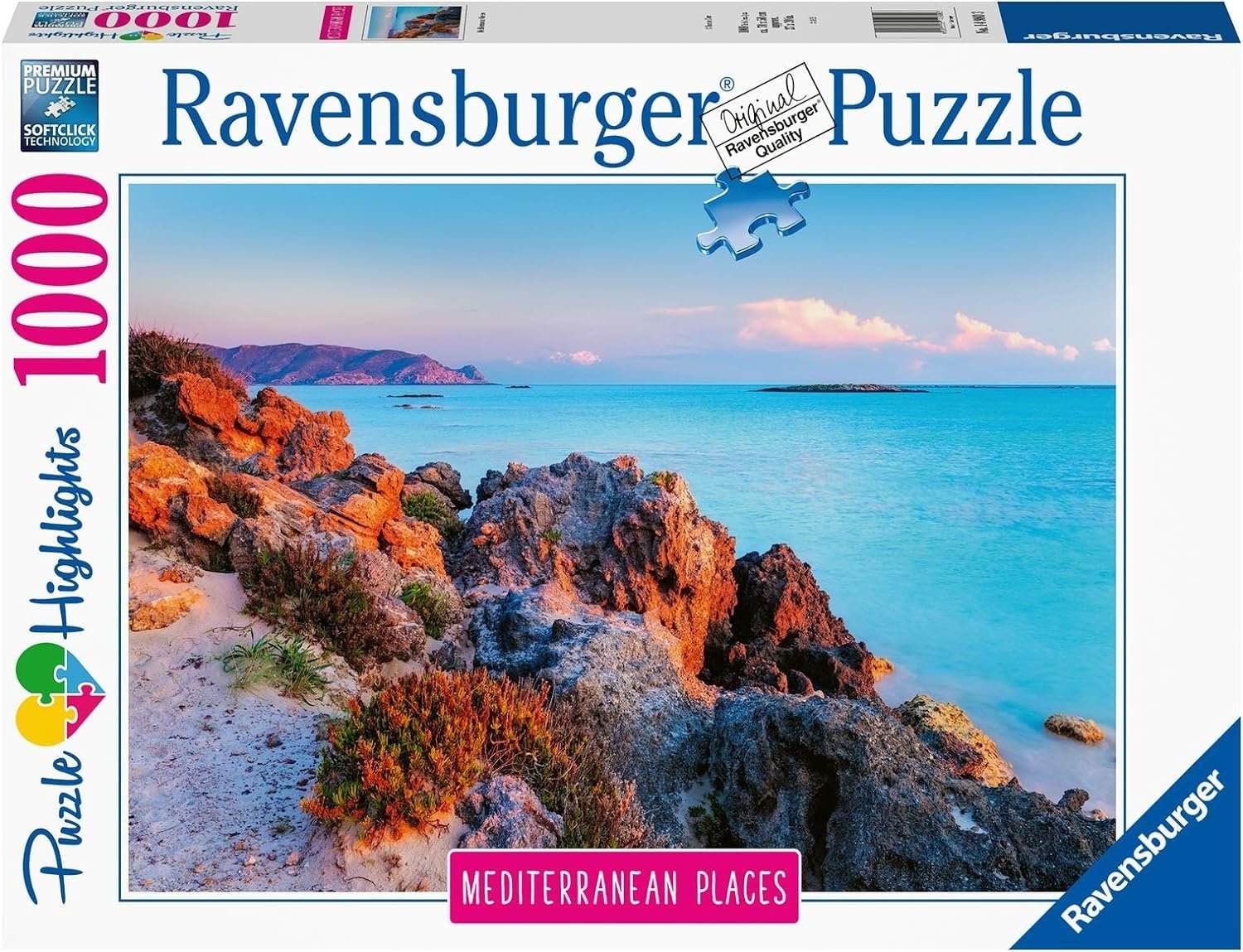 Пазл Ravensburger 14980 Mediterranean Greece 1000 деталей, фото №1