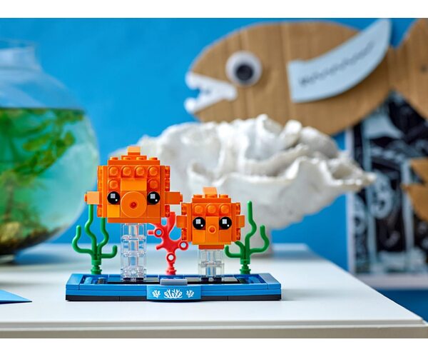 Конструктор LEGO Brick Headz Золотая рыбка 40442, фото №3
