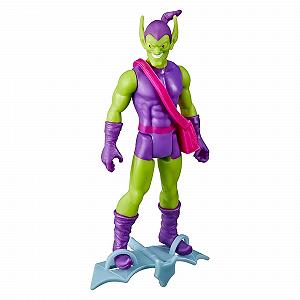 Экшн-фигурка Hasbro Marvel Legends Series Retro 375 Collection Зеленый Гоблин, 9,5 см, 2 аксессуара - Фото 1