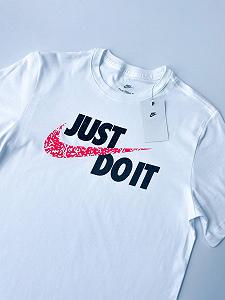 Футболка Nike Just Do It S белая synthetic.ua - Фото 1
