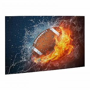 Пазл деревянный Burning American Football in Fire 500 элементов synthetic.ua - Фото 1