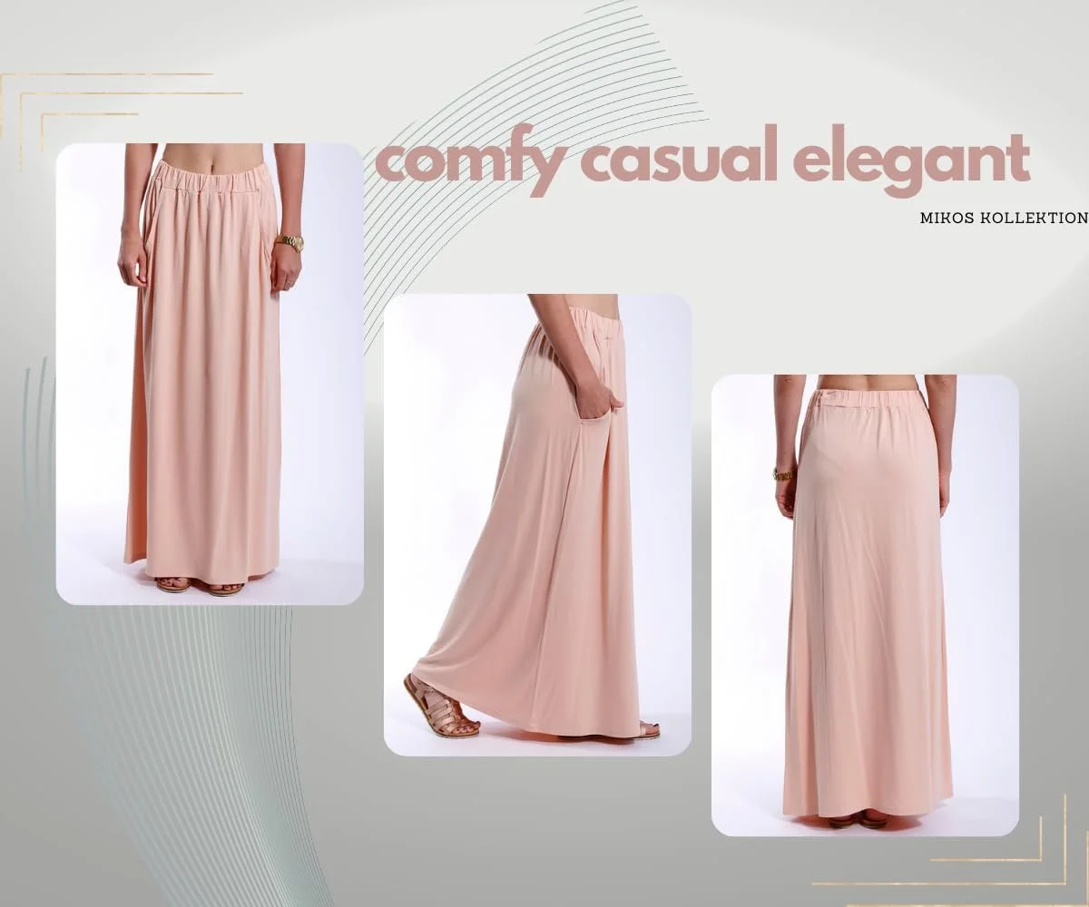 Спідниця Максі Літня Жіноча Смугаста або Однотонна, фото №3