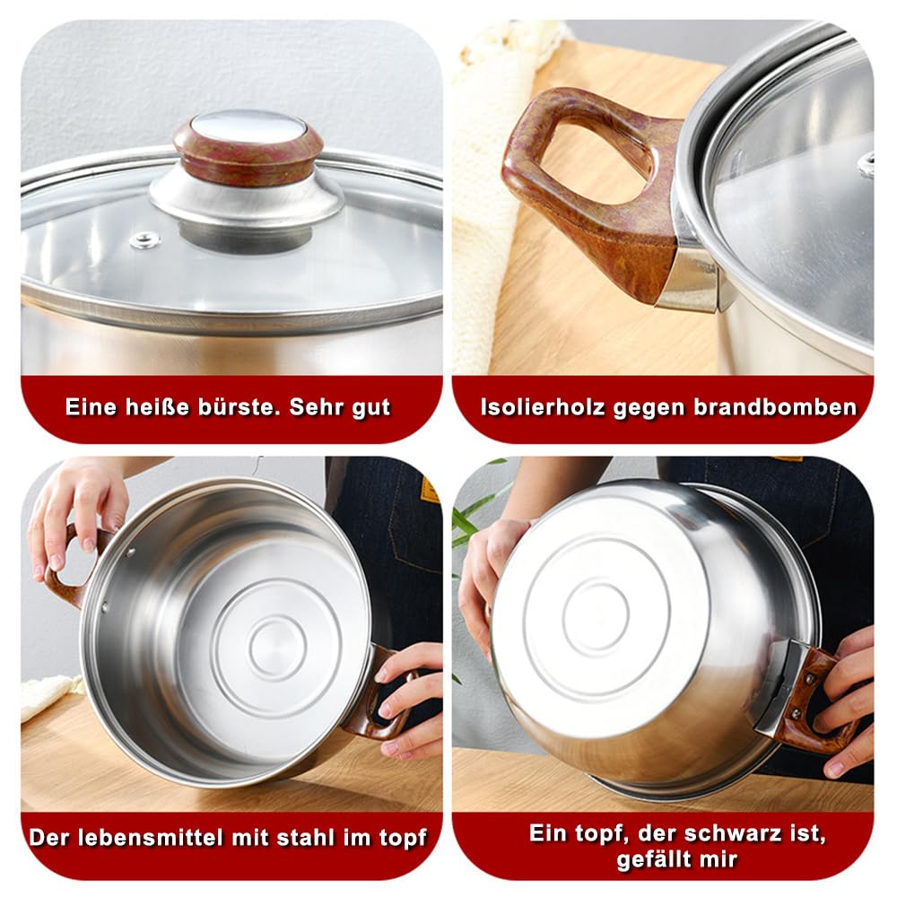 Набір каструль Flyfree 12-Piece Non-Stick Coating, фото №3