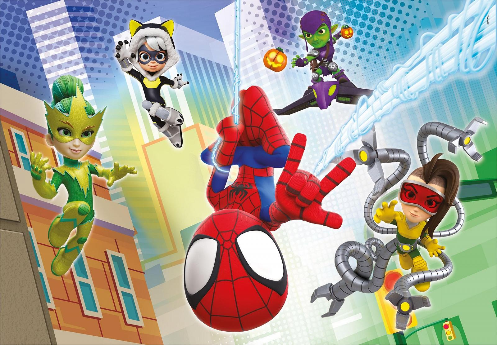 Пазл Clementoni Marvel Spidey and His Amazing Friends Supercolour 2x60 елементів (21625), фото №2