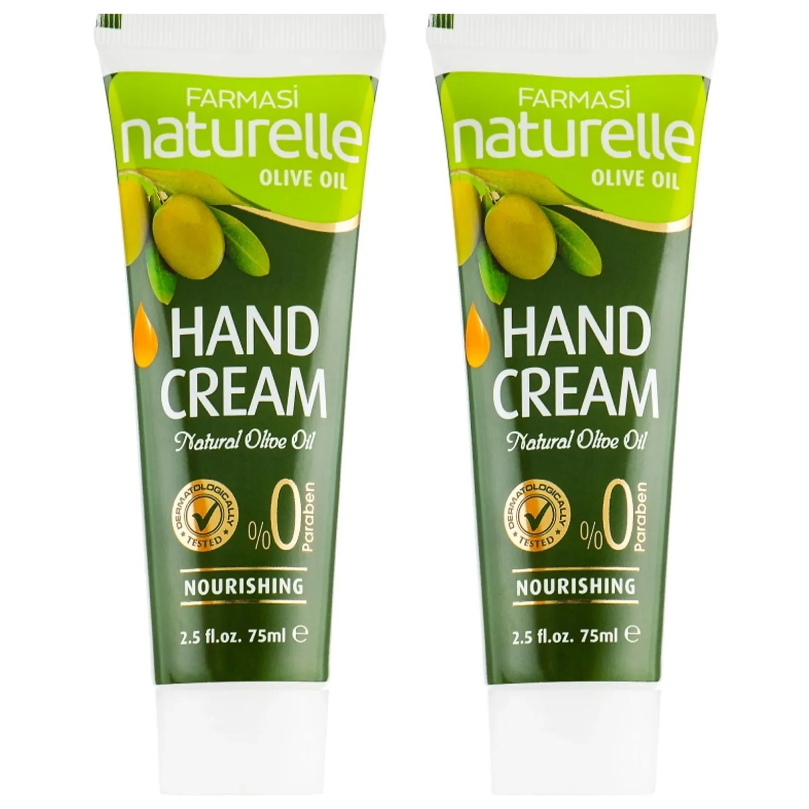 Крем для рук FARMASI Naturelle Оливкова олія, набір з 2 шт., фото №1