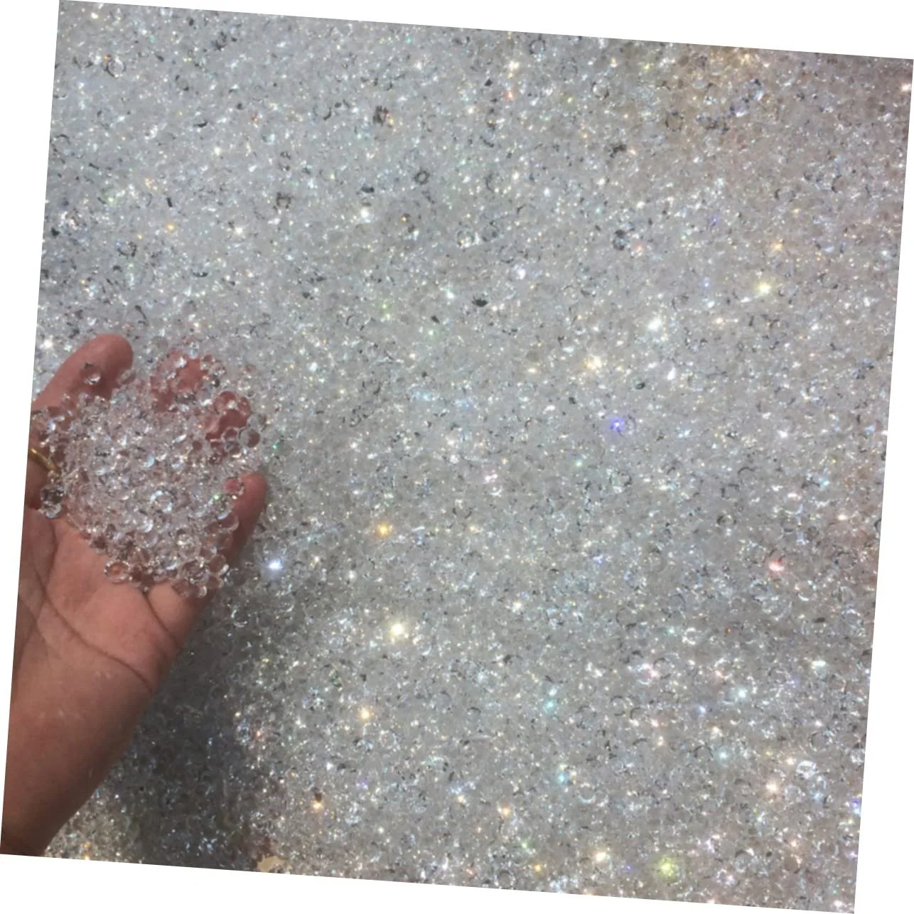 Акрилові Діаманти Ciieeo 10 мм Декоративні 1000 шт, фото №4