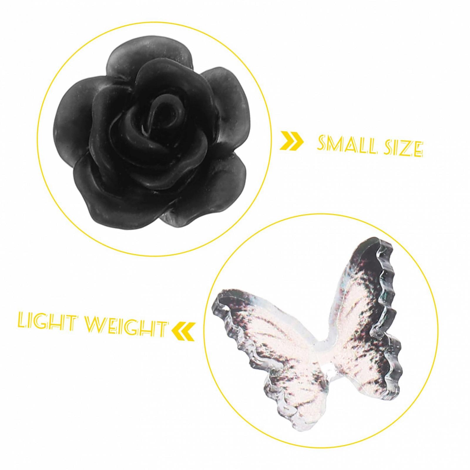 Метелики Healeved 2 набори, змішані плоскі для жінок, фото №9