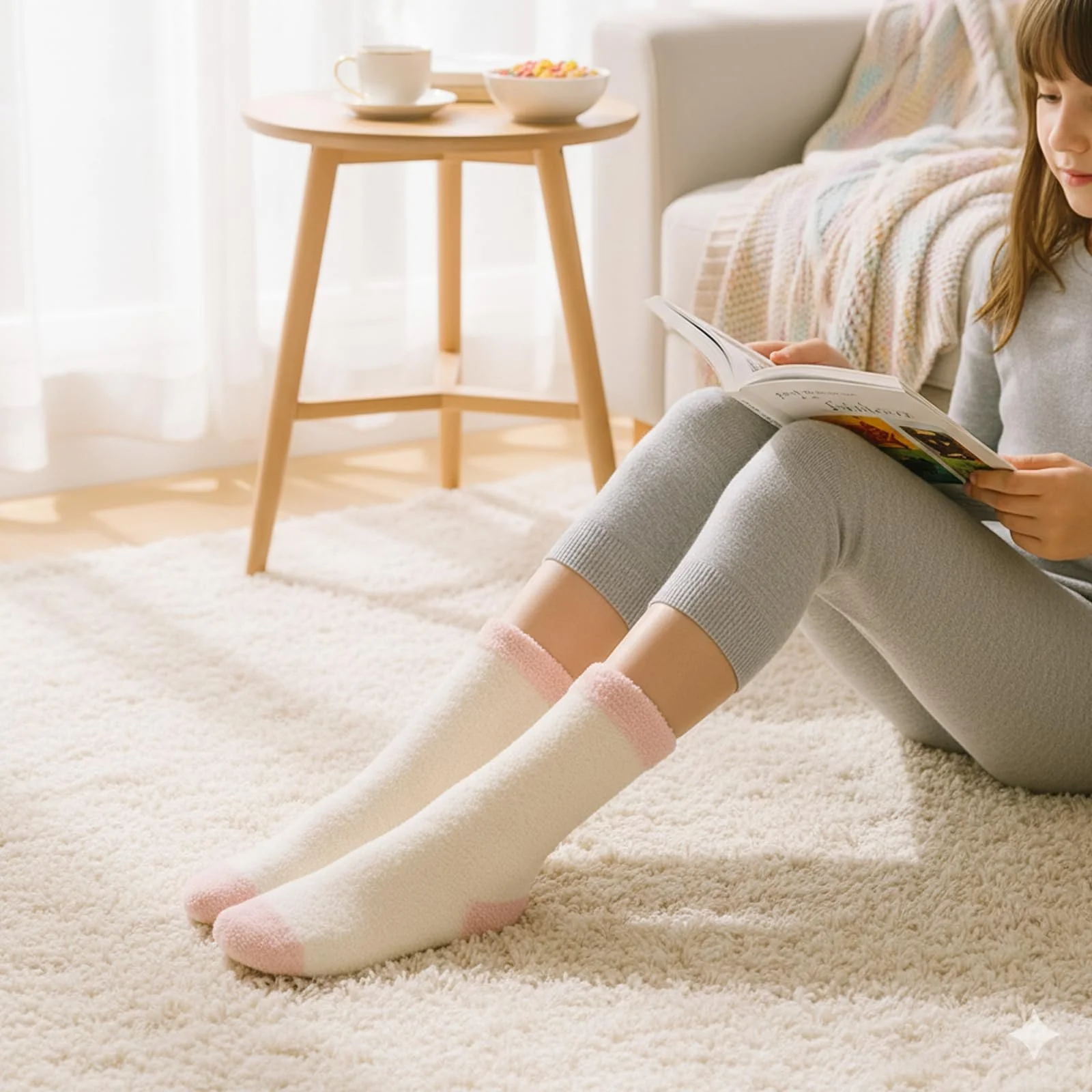 Шкарпетки Жіночі Плюшеві (5 пар) Coral Fleece Розмір 36-42, фото №8