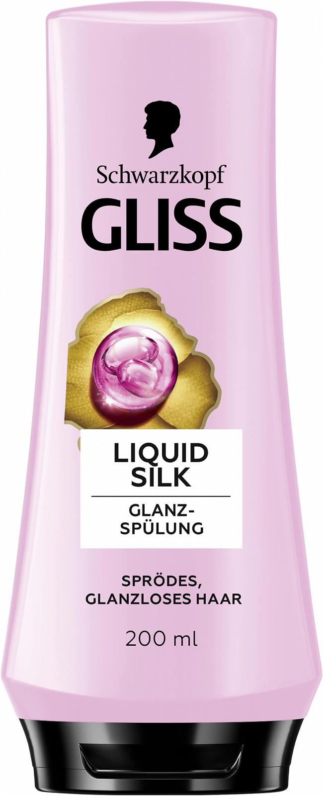 Кондиционер Gliss Liquid Silk с керамидами и шелком 200 мл, фото №1