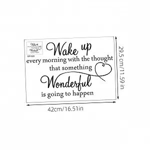 Наклейка на стіну Tofficu Motivational Yoga & Gym synthetic.ua - Фото 1