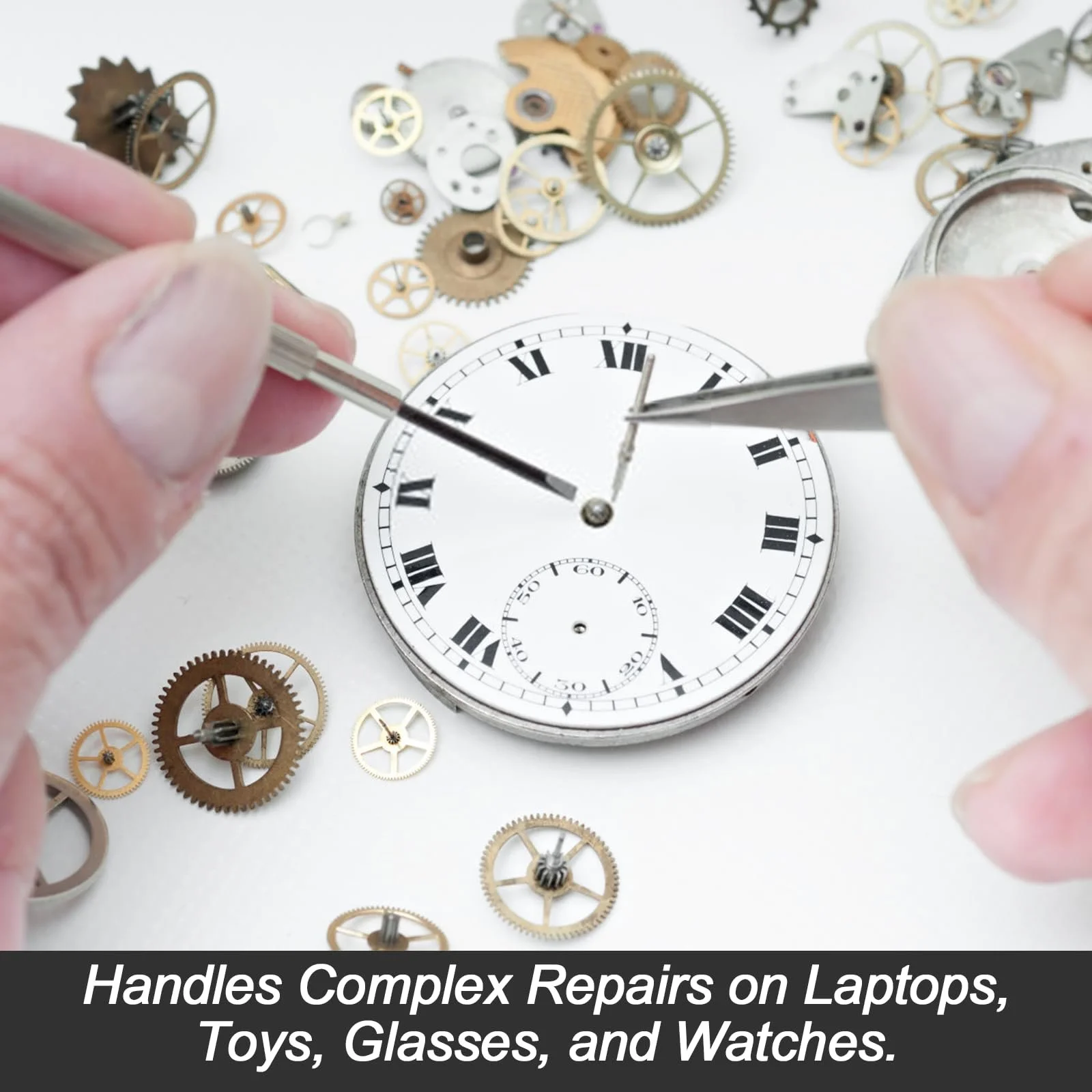 Набір прецизійних викруток 11 в 1 для годинників та окулярів легована сталь, фото №5