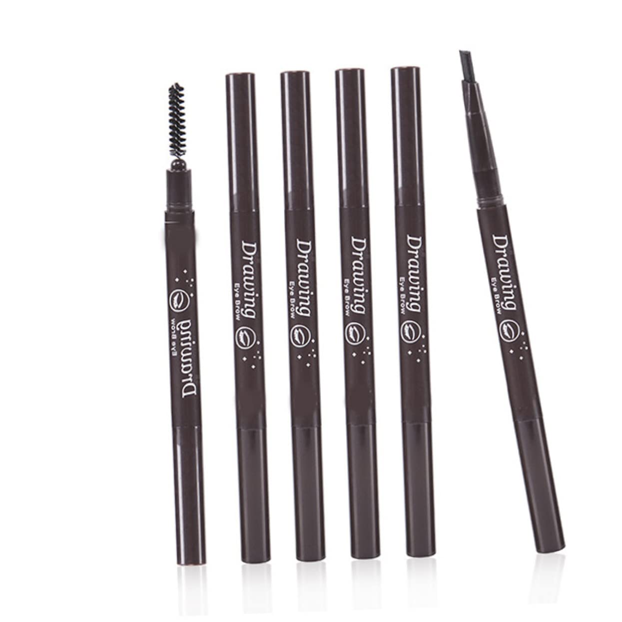 Олівець для брів Amosfun 2-в-1 Microblading Form Rotating Double Head, фото №5
