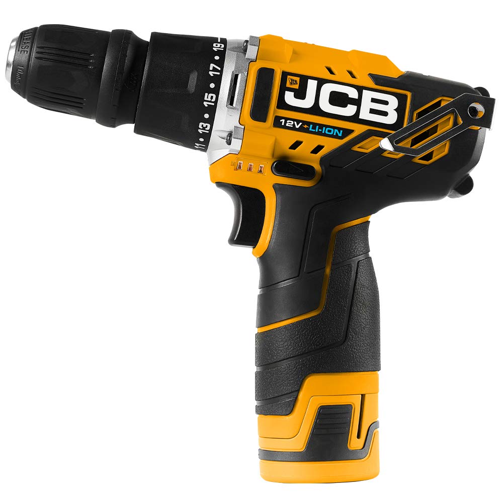 Дрель JCB L-Boxx 12 V Аккумуляторная Насадки 2 x 2.0 Ah, фото №2