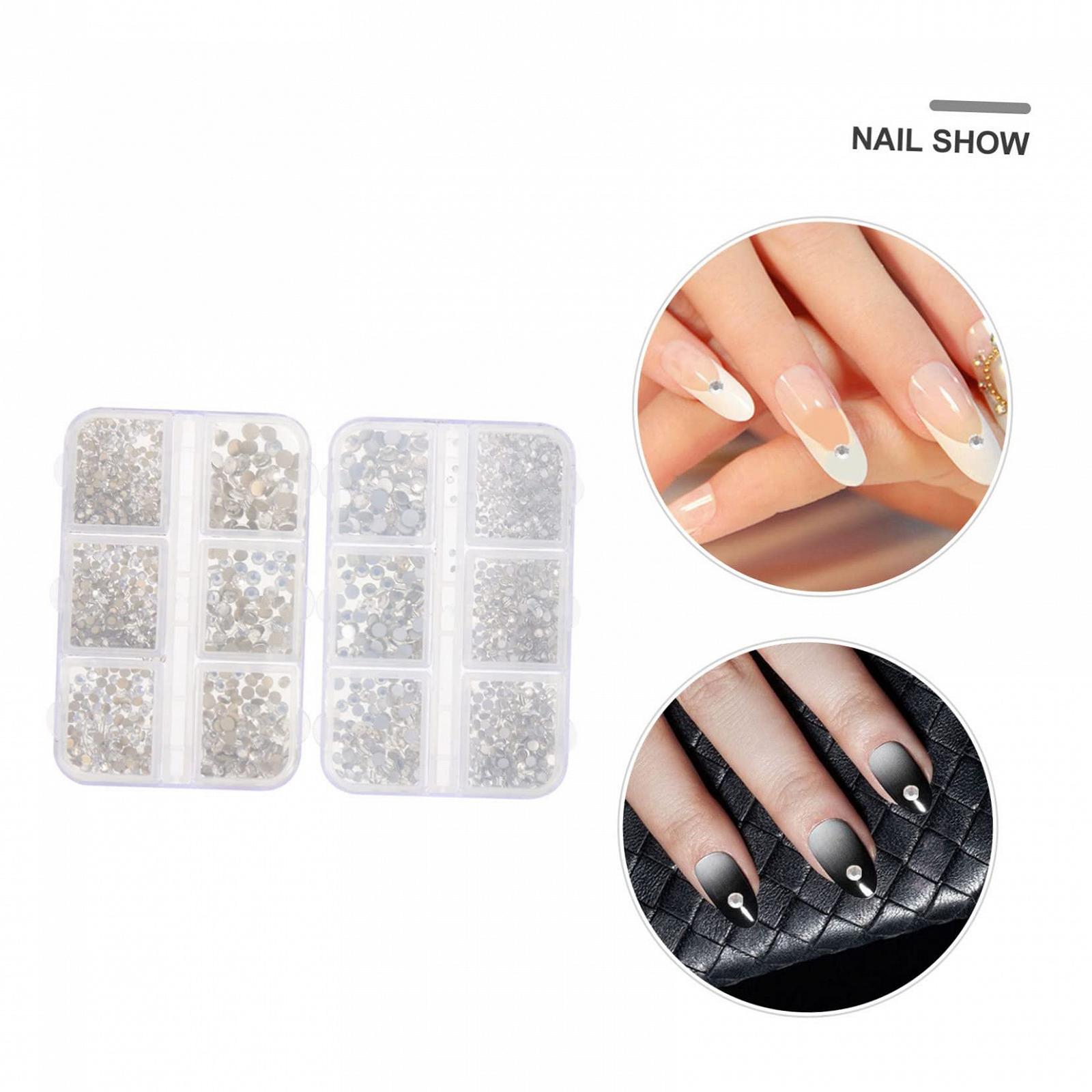 Украшения для ногтей Healvian, 10 коробок, аксессуары для маникюра, блестки, шарм S, фото №5