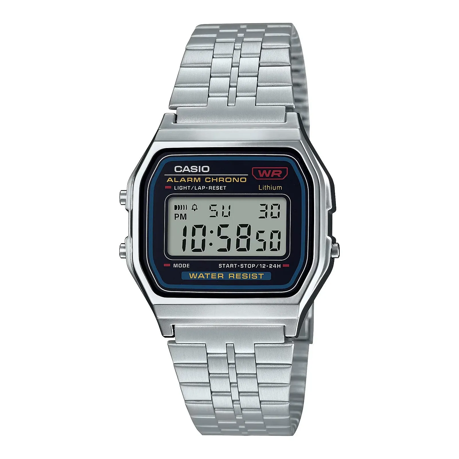 Унисекс Цифровые Часы Casio A159W-1D с Браслетом из Нержавеющей Стали, фото №1 Унисекс Цифровые Часы Casio A159W-1D с Браслетом из Нержавеющей Стали, фото №1