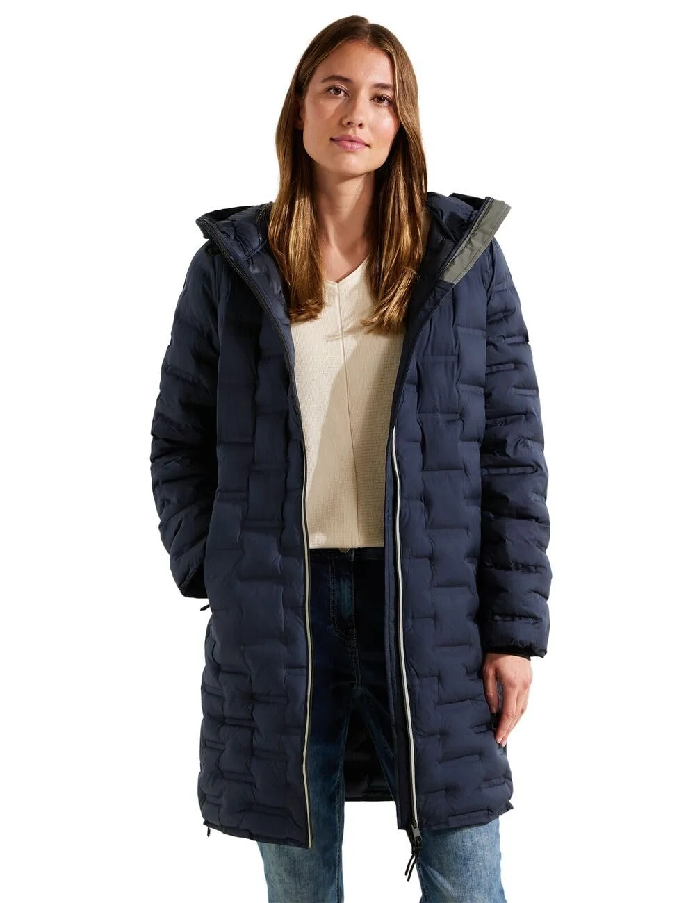 Жіноче стьобане пальто Cecil, фото №1