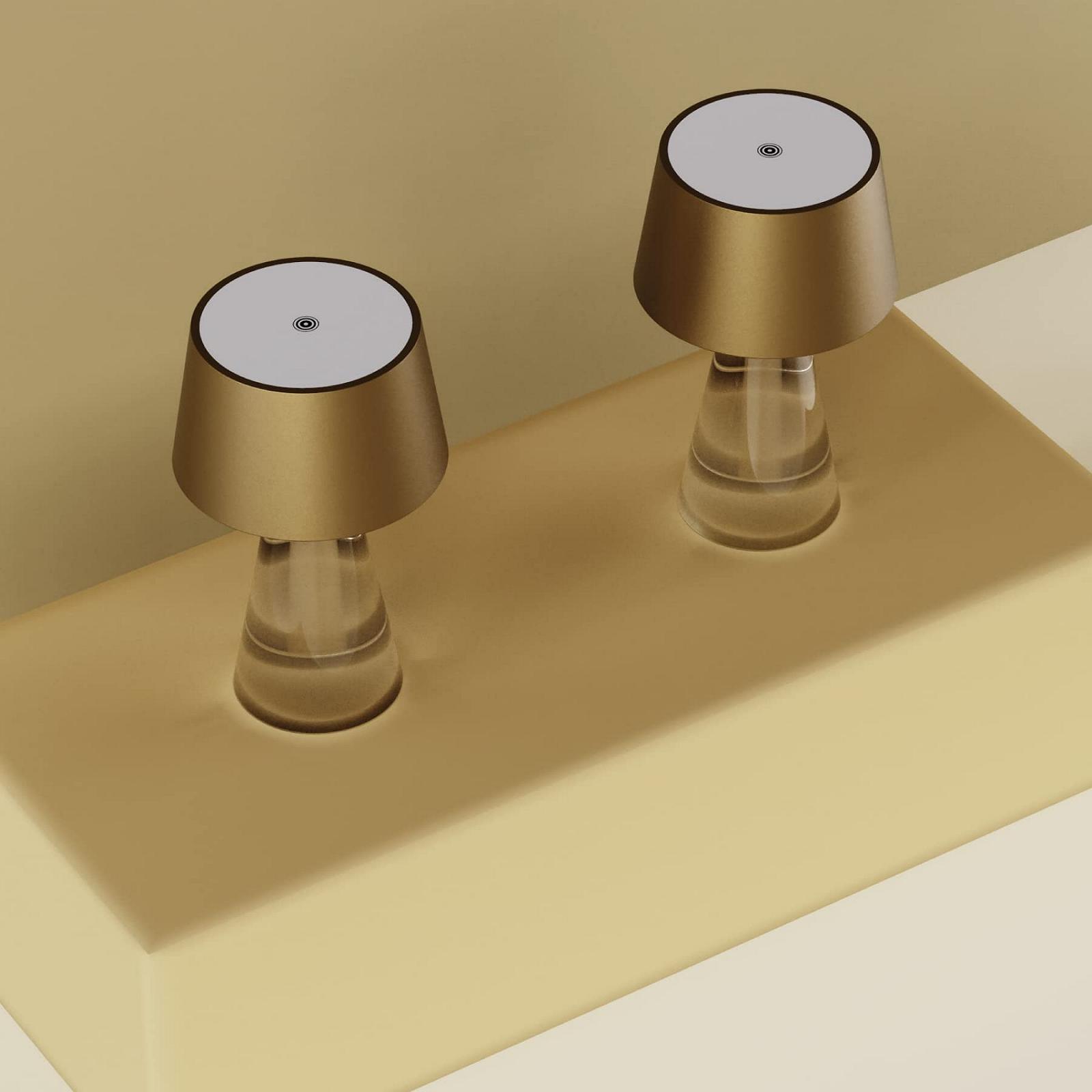 Настільна лампа Stilosa 3 Mood акумуляторна бездротова LED з сенсорним димером USB C IP54 Прозорий, фото №4