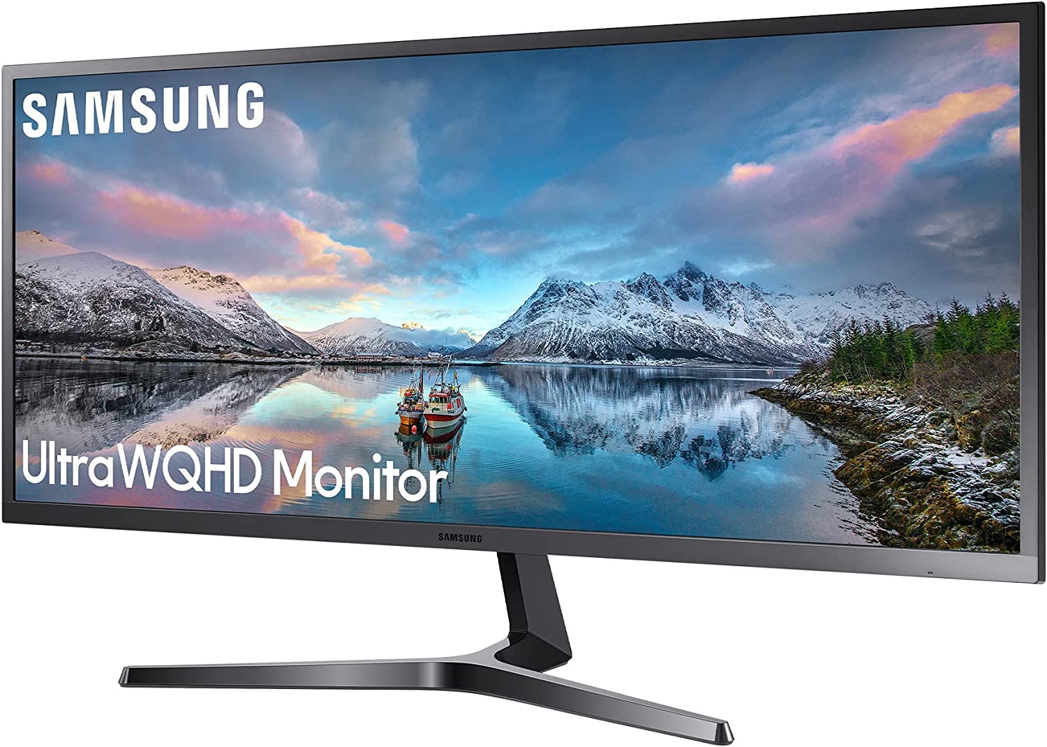 Монитор Samsung WQHD S34J552WQR 34 дюйма 4K UHD 1600p Ultra Wide VA UWQHD 21:9 AMD FreeSync 4 мс 60 Гц тёмно-синий серый, фото №5