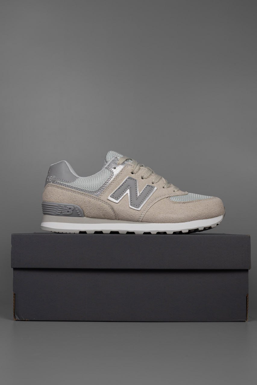 Жіночі кросівки New Balance 574 Beige Gray 38, фото №6