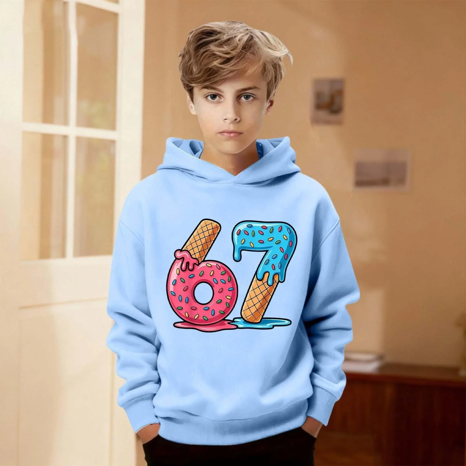 Худи 67 Prints Модель с принтом "67", фото №4