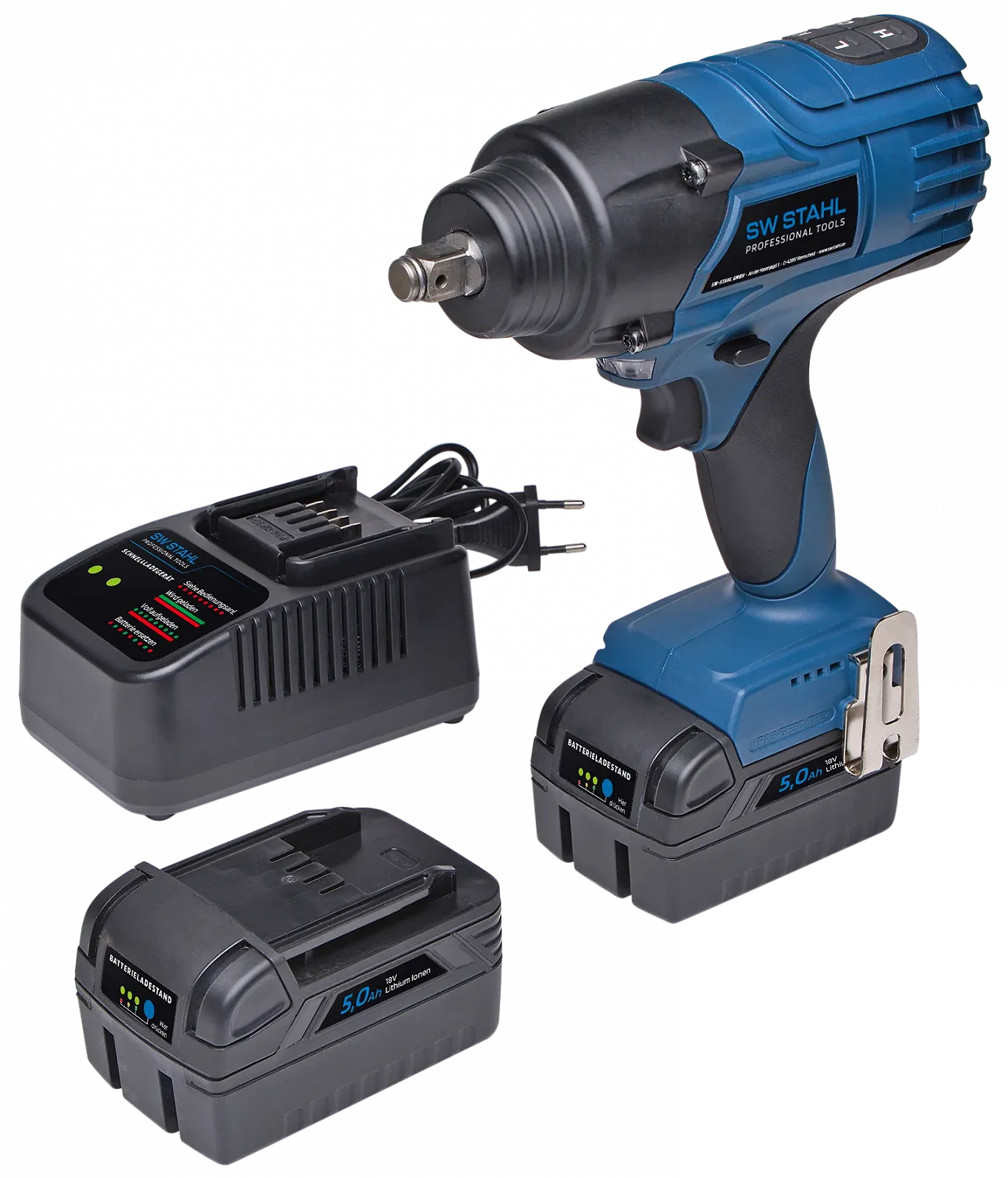 Акумуляторний ударний гайковерт SW-STAHL S3300 1/2" 900 Нм 18В, фото №1