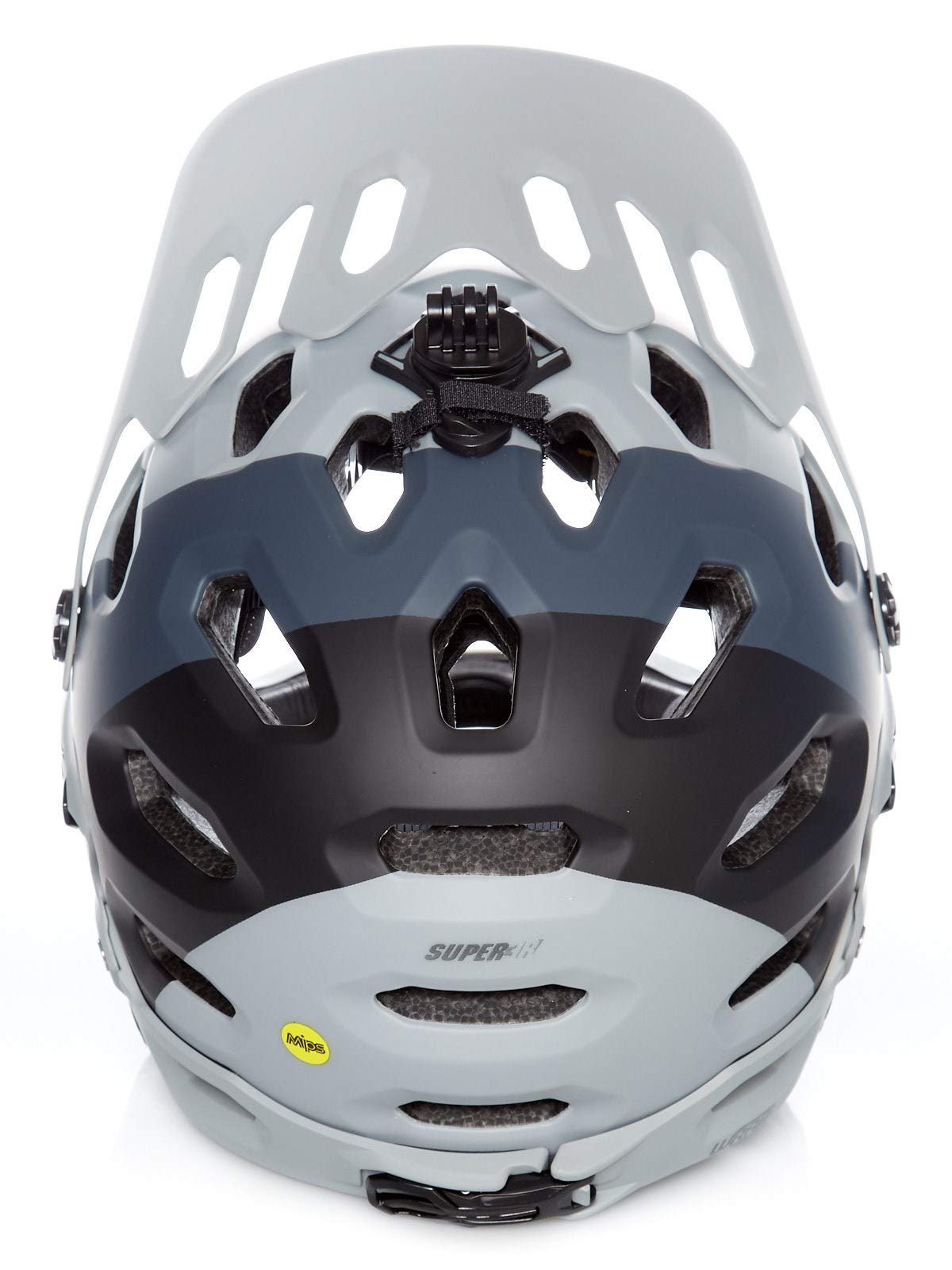 Шлем BELL Super 3R MIPS MTB, матовый серый Downdraft, L/58-62 см, фото №7