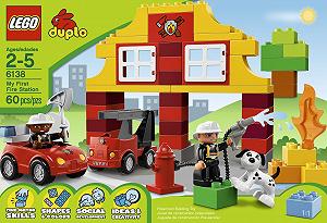 Набір Lego Duplo My First Fire Station - 60шт. synthetic.ua - Фото 1