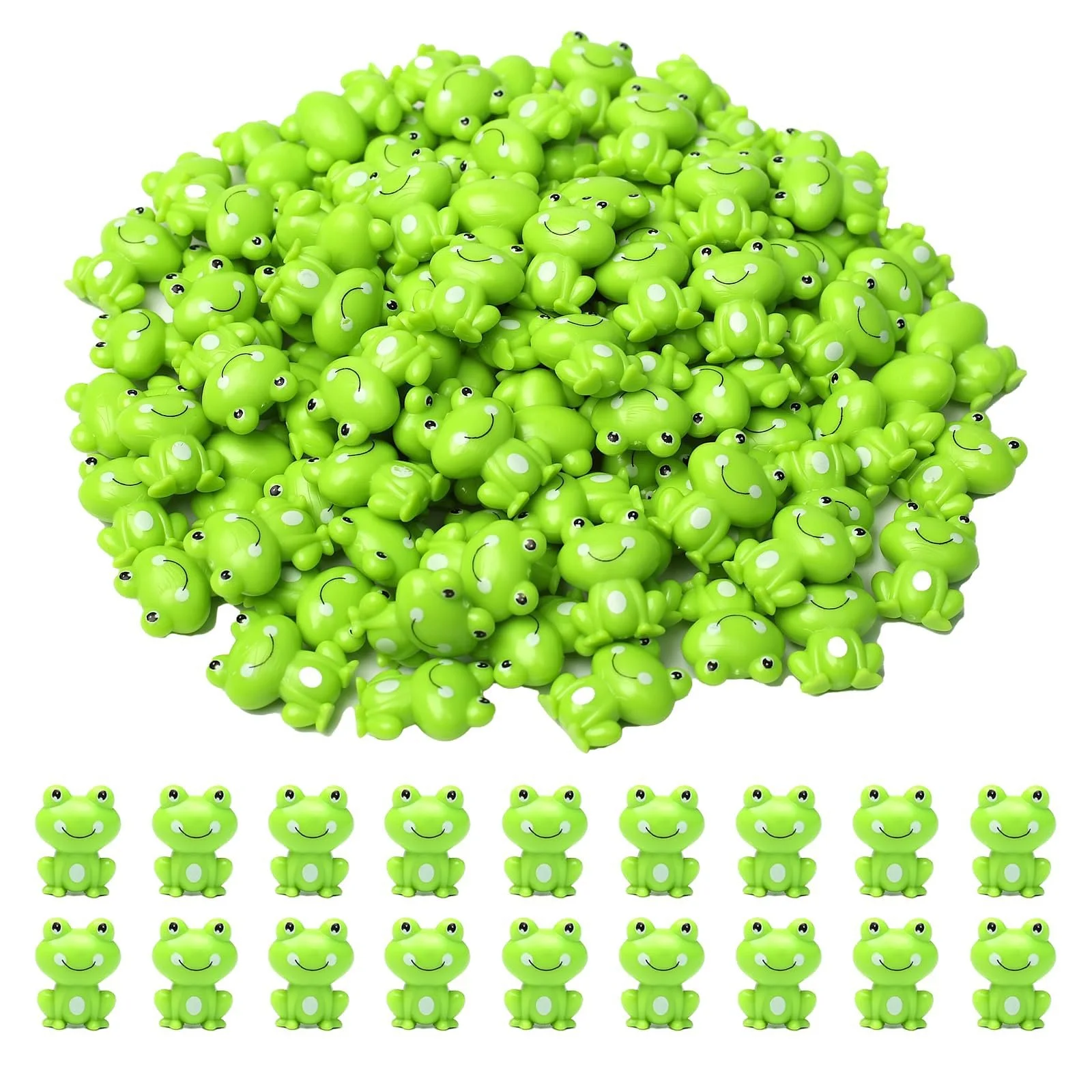 Фігурки щасливі жаби TELAIN Small Lucky Charms 2025, набір 50 штук, фото №1 Фігурки щасливі жаби TELAIN Small Lucky Charms 2025, набір 50 штук, фото №1