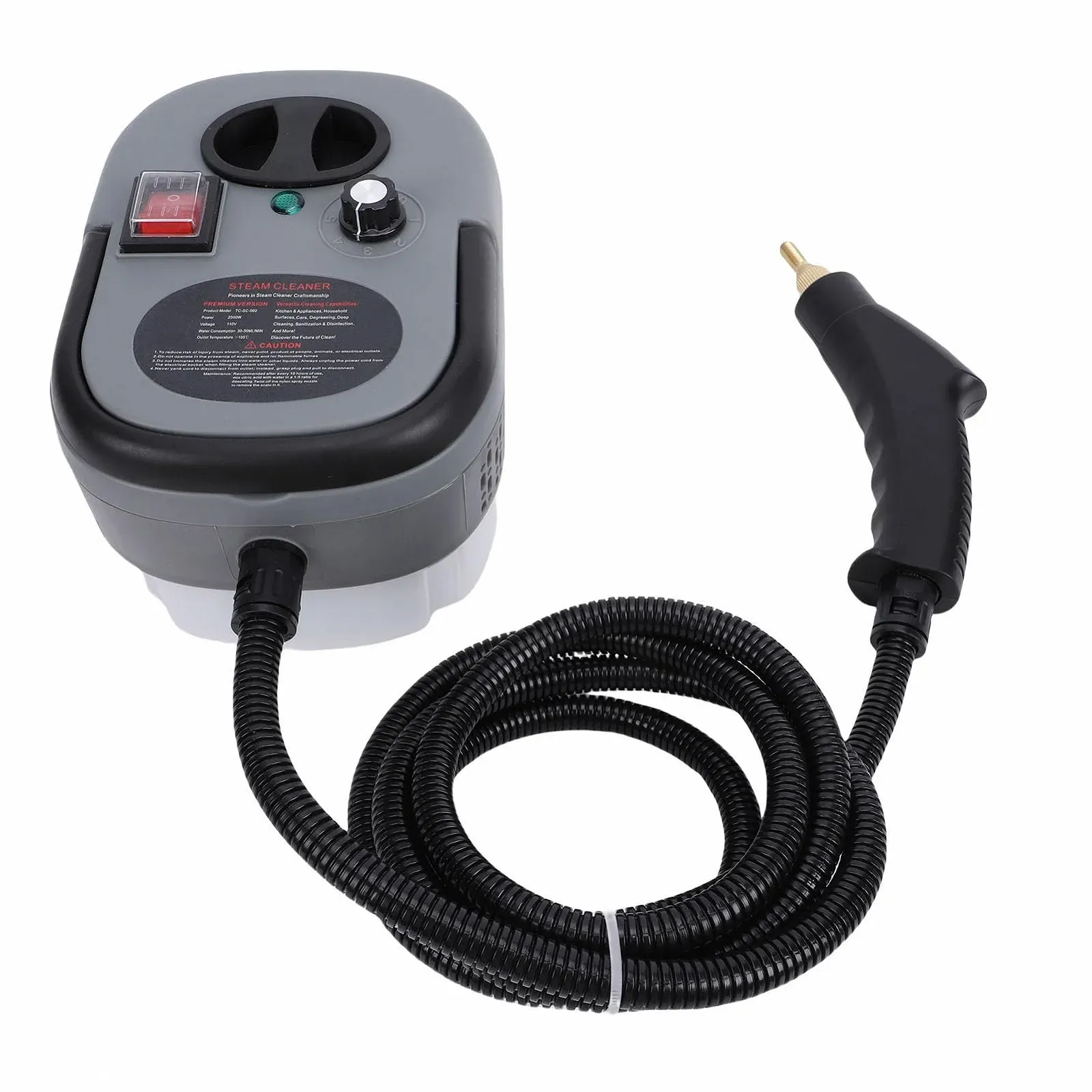 Пароочисник ручний HEEPDD 1200 мл 2500 Вт 3 бар 220 В, фото №1