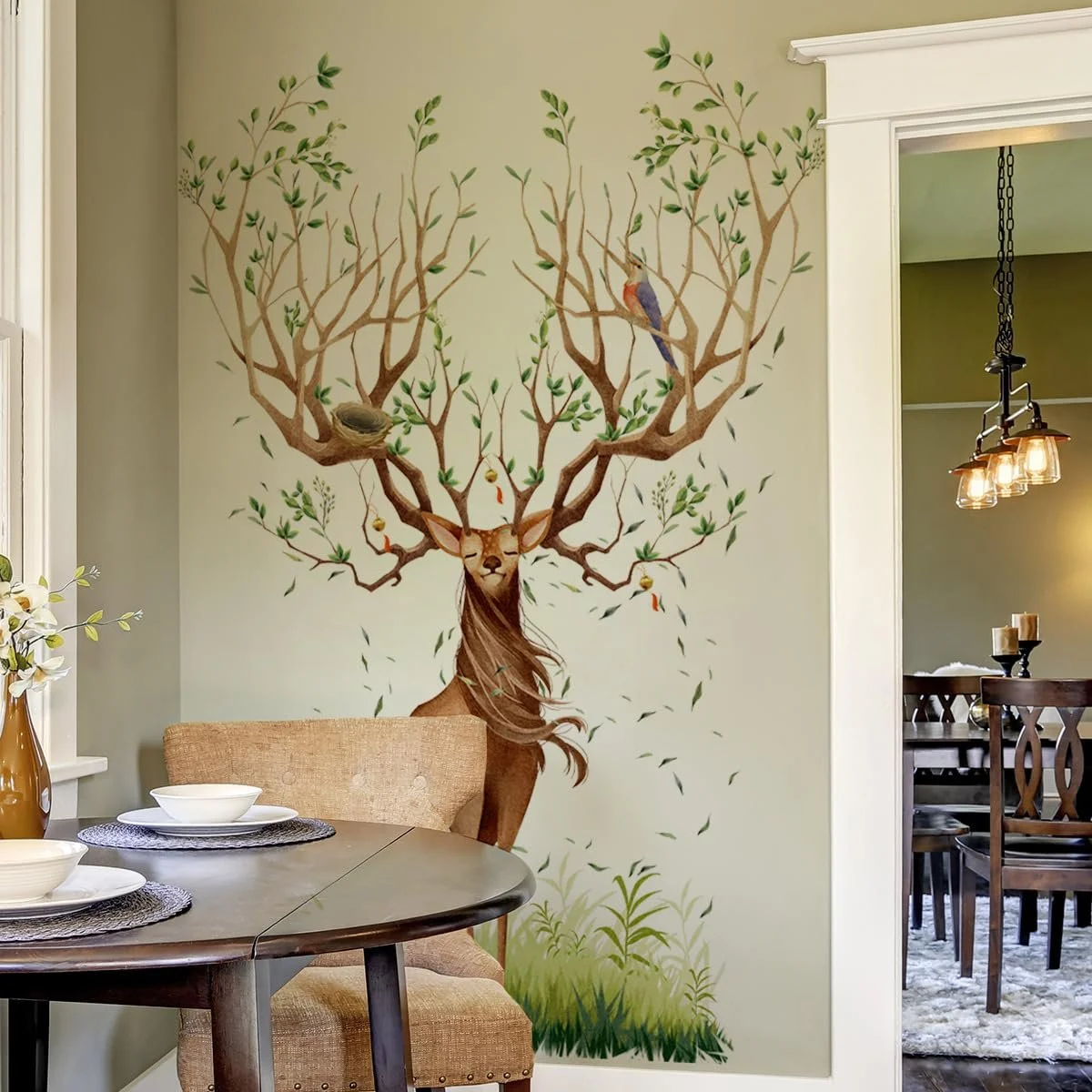 Наклейка на стіну Fresh Nordic Style Elk Лось, фото №4 Наклейка на стіну Fresh Nordic Style Elk Лось, фото №4