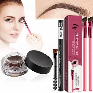 Купить Набор для макияжа бровей Donubiiu Anjoize 4D Laminated Eyebrow Home Grooming Kit Dark Brown - Фото 1 Набор для макияжа бровей Donubiiu Anjoize 4D Laminated Eyebrow Home Grooming Kit Dark Brown - Фото 1
